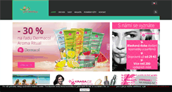 Desktop Screenshot of levna-kosmetika.eu